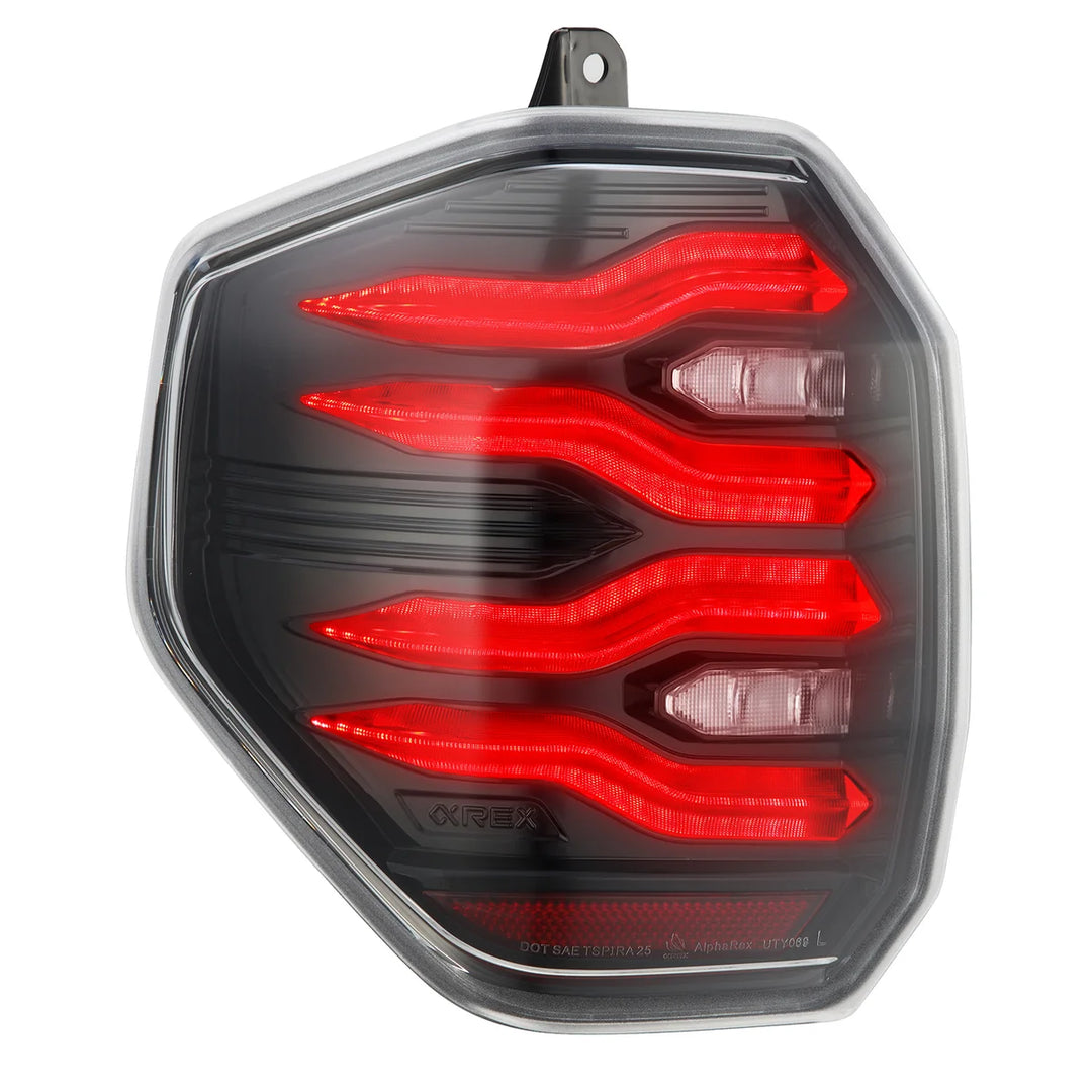 Alpharex LUXX-Series LED Tail Lights Black Clear (ETA late Sep) for 4Runner (2025+)