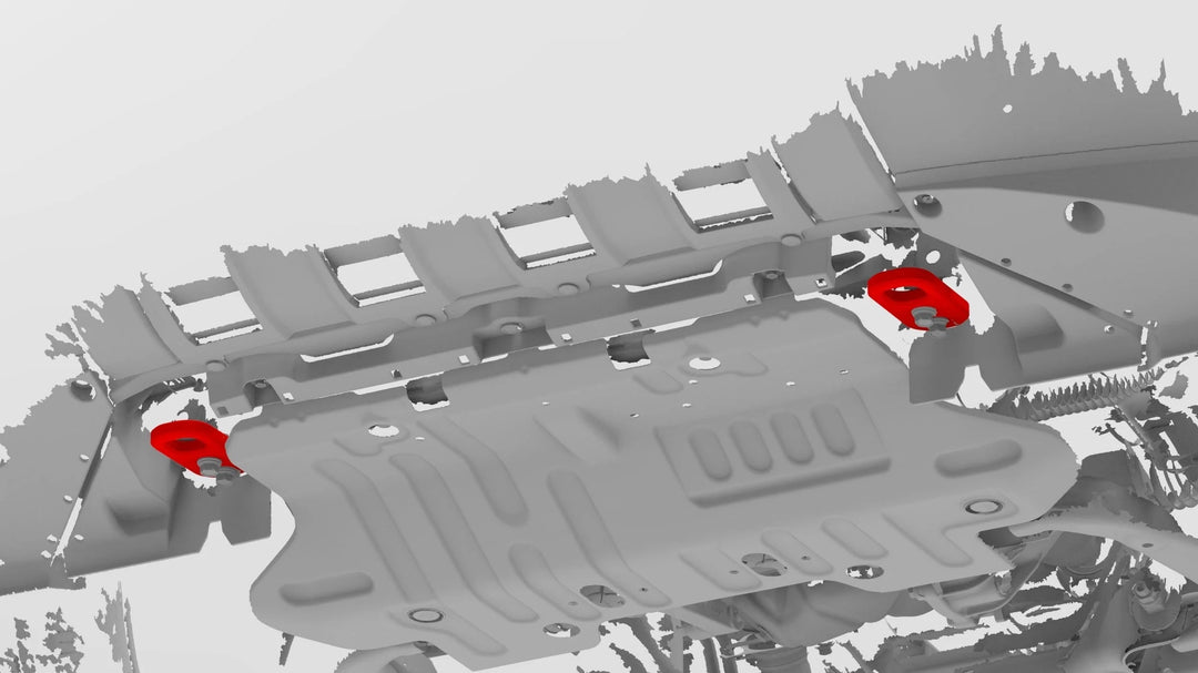 Nytop Lower Front Recovery Points for Land Cruiser & GX550 (2024+)