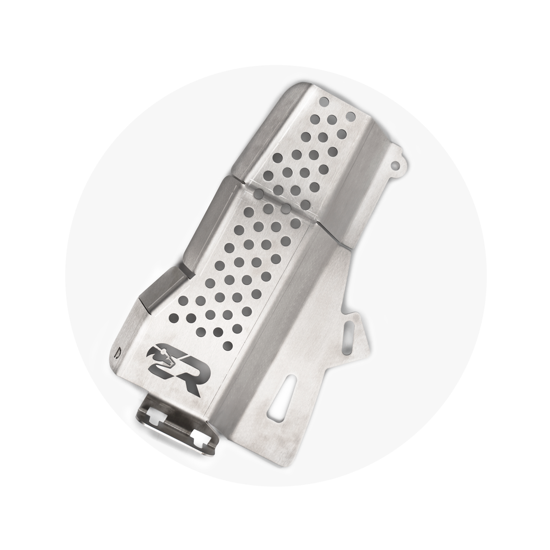 Cali Raised LED Catalytic Converter Shield Fits 4Runner (2010-2024)