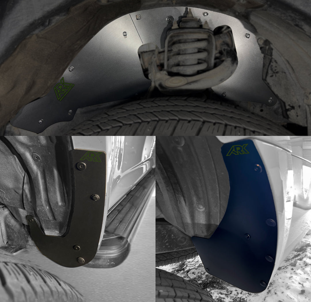 Ark Splash Guards TriXpoly Splash Guards, Mud Flap & Micro Deletes for 4Runner (2010-2024)