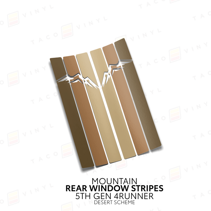 4Runner Rear Window Stripes