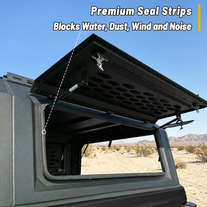 OPENROAD Aluminum Truck Cap for Tundra (2014-2021) – 5.5ft Bed