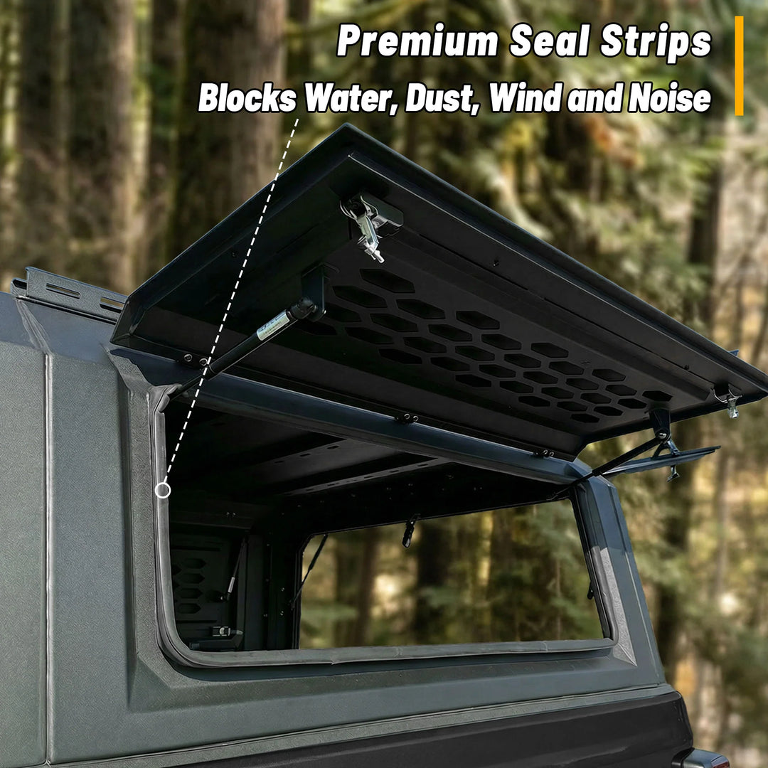 OPENROAD Aluminum Truck Cap foR Tundra (2022+) – 5.5ft Bed