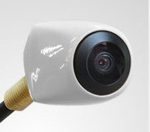 Universal White Front Camera with 180° Fisheye Wide Angle Lens - Beat-Sonic BCAM10AW