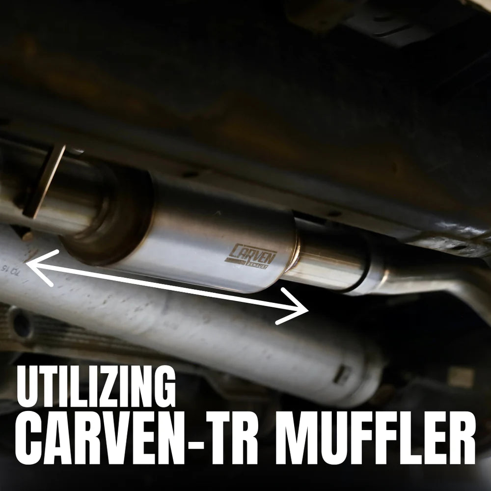 Carven Exhaust Max Clearance Dump Exit Kit for Tacoma (2024+)