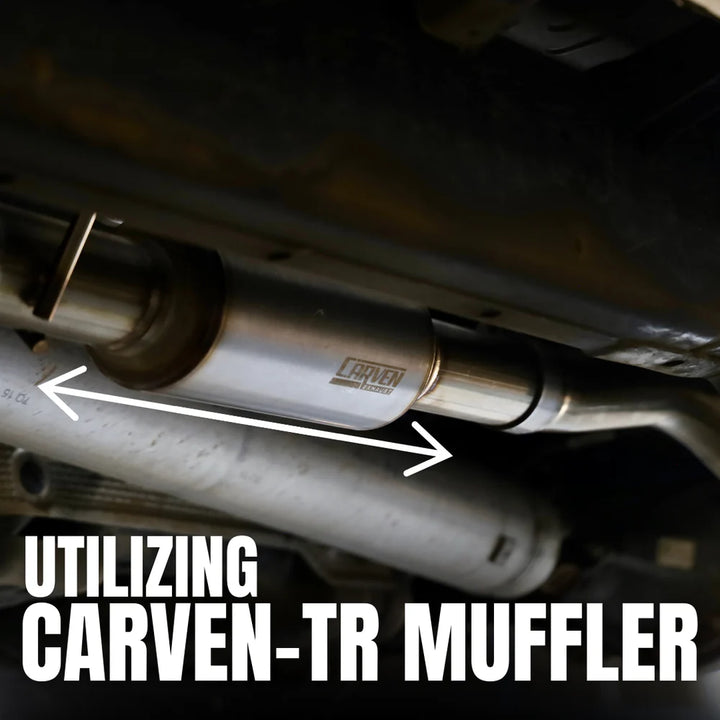 Carven Exhaust Max Clearance Dump Exit Kit for Tacoma (2024+)