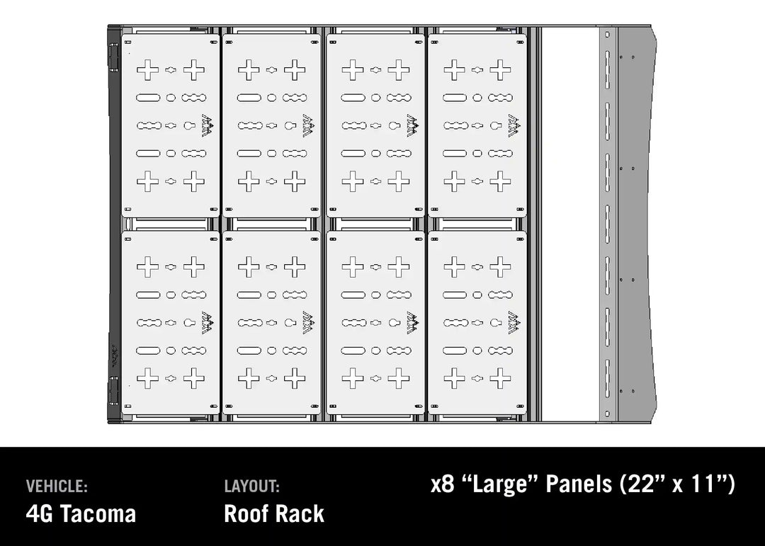 DRIFTR Toyota Tacoma Roof Rack (2024-2026)