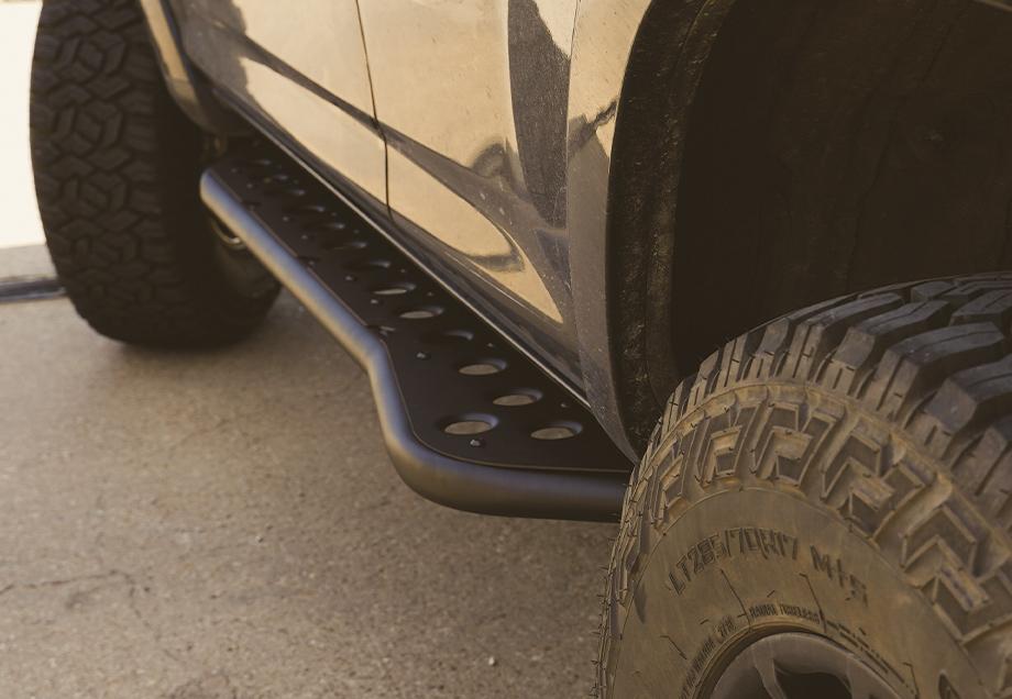 Cali Raised LED Step Edition Bolt On Rock Sliders for 4Runner (2003-2009)