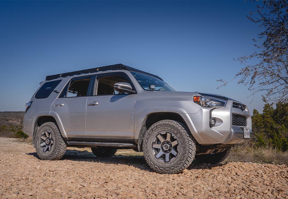 Cali Raised LED Low Profile LED Ditch Light Brackets Kit For 4Runner (2010-2024)