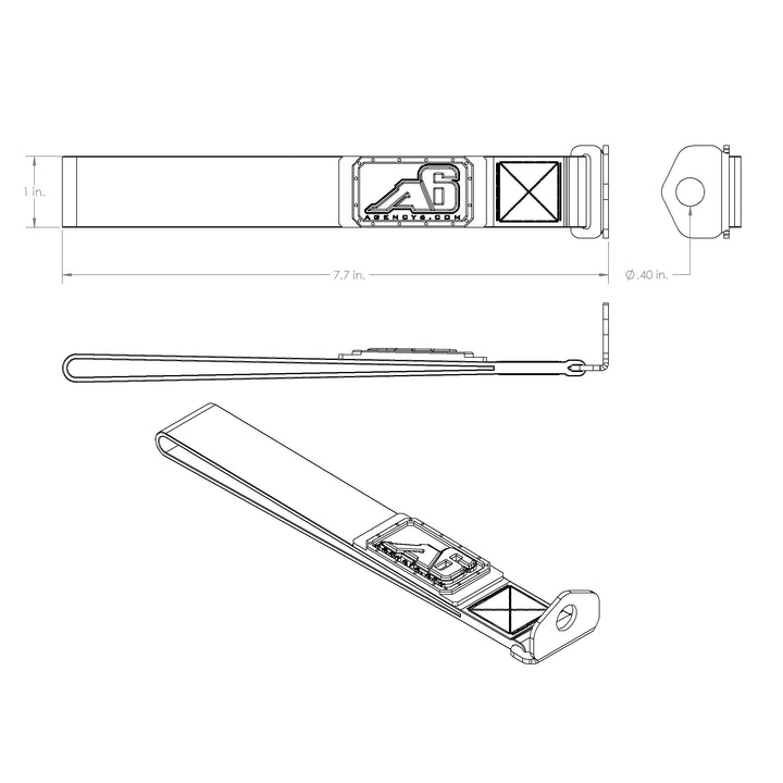 Agency6.com Rear Lift Gate Hatch Pull Assist Strap for 4Runner (1996-2009)