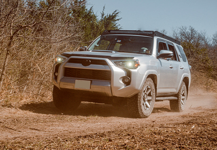 Cali Raised LED Step Edition Bolt On Rock Sliders for 4Runner (2010-2024)