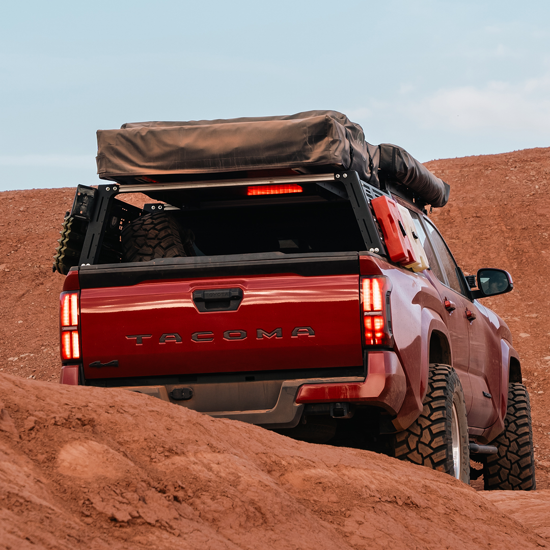 Cali Raised LED Overland Bed Rack For Tacoma (2024+)