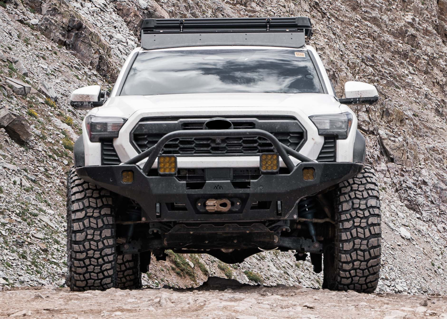 Backwoods Adventure Mods Hi-Lite Overland  Front Bumper [Prerunner Bull Bar] for Tacoma (2024+)