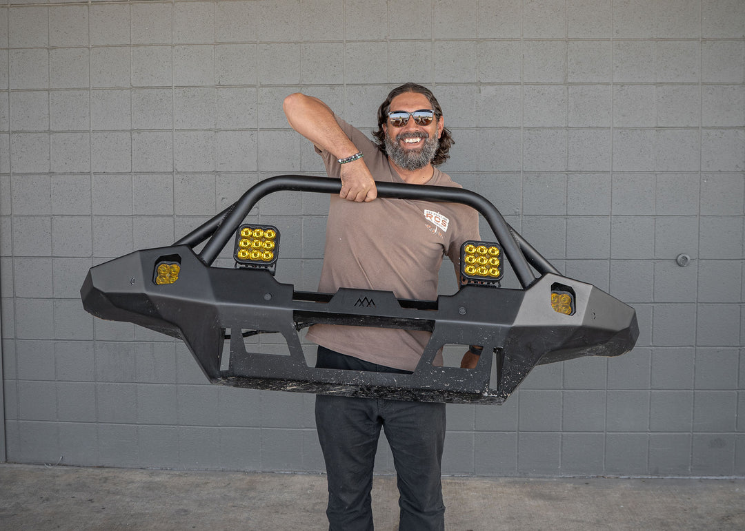 Backwoods Adventure Mods Hi-Lite Overland  Front Bumper [Prerunner Bull Bar] for Tacoma (2024+)