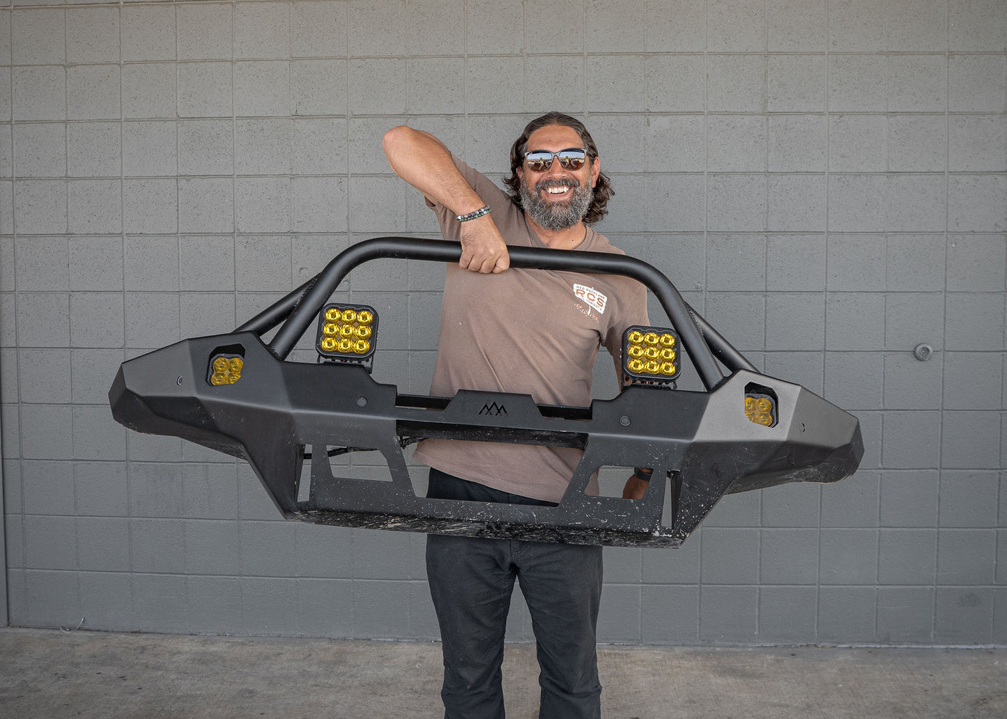 Backwoods Adventure Mods Hi-Lite Overland  Front Bumper [Prerunner Bull Bar] for Tacoma (2024+)