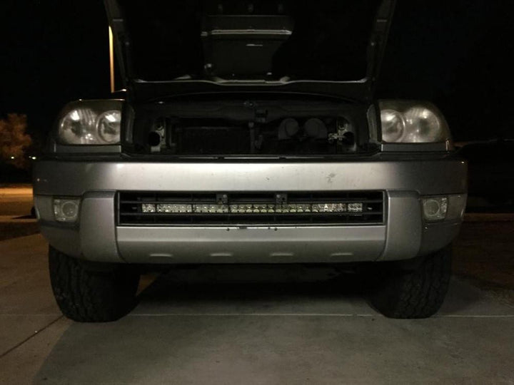 Cali Raised LED 32" Lower Bumper Hidden LED Light Bar Brackets Kit for 4Runner (2003-2009)