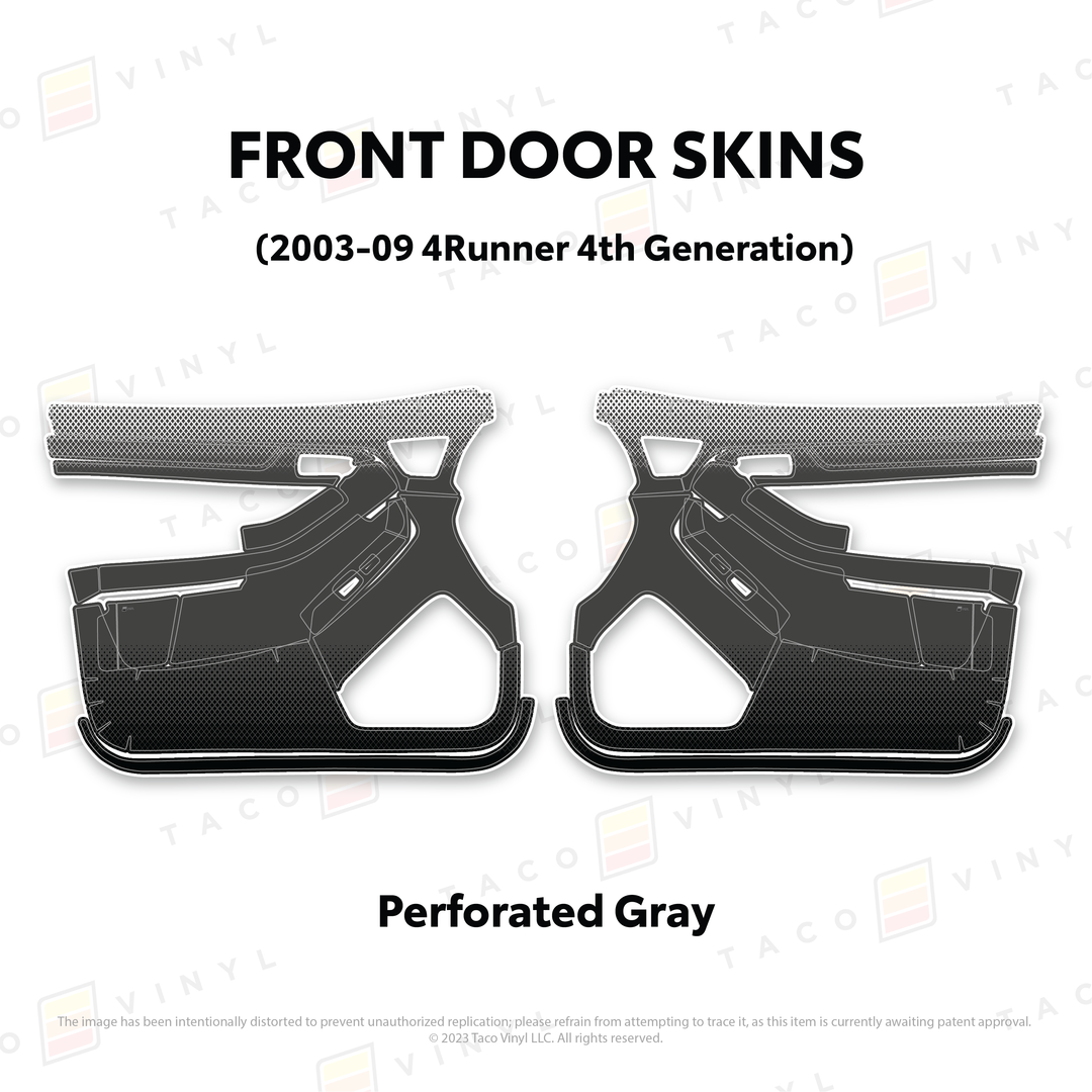 Taco Vinyl Door Skins for 4Runner (2003-2009)