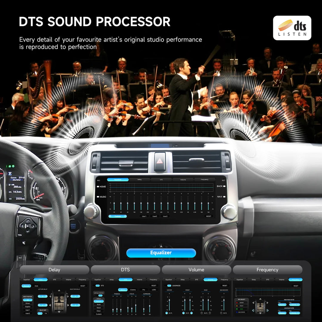 Dasaita 10.25" Silver Android Head Unit for 4Runner (2010-2023)