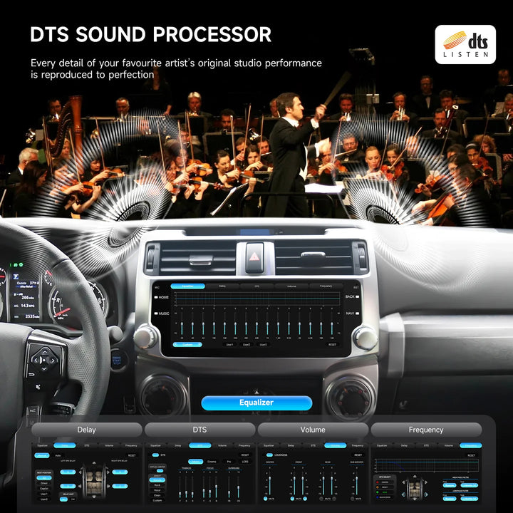 Dasaita 10.25" Silver Android Head Unit for 4Runner (2010-2023)