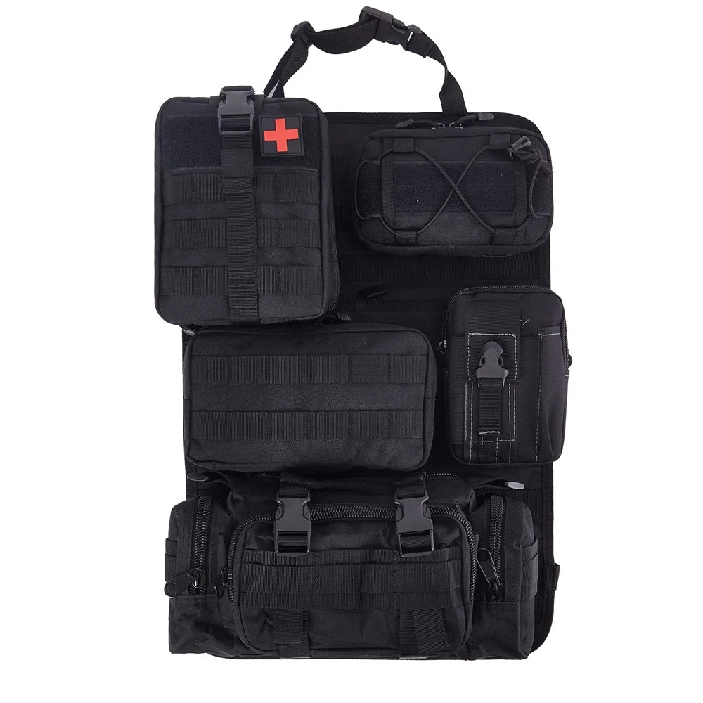 Skullvibe Tactical MOLLE Seat Organizer Full Set