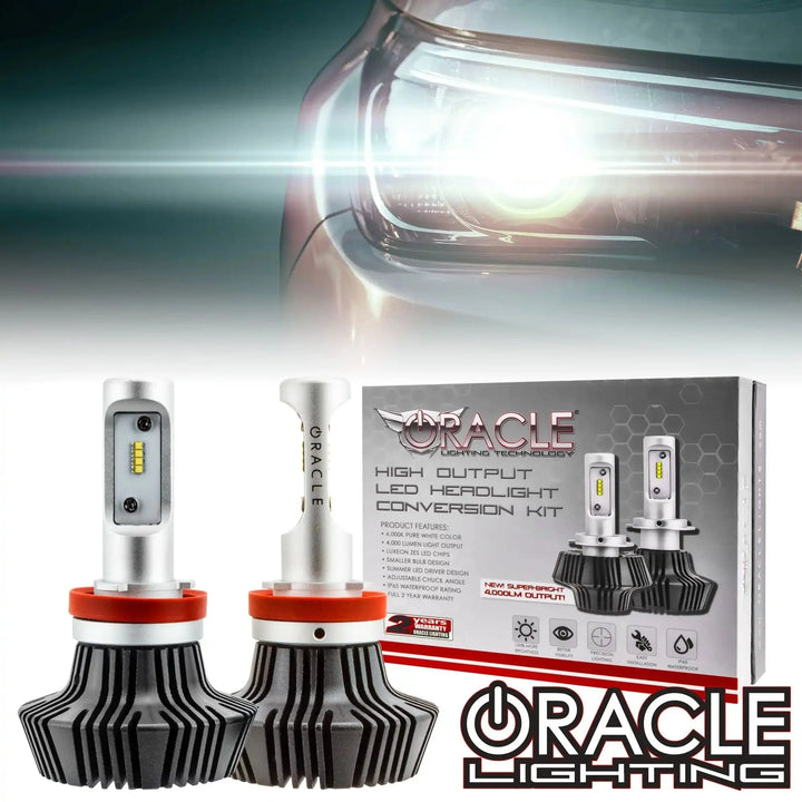 ORACLE Lighting H11 - 4,000+ Lumen LED Light Bulb Conversion Kit (Fog Light)
