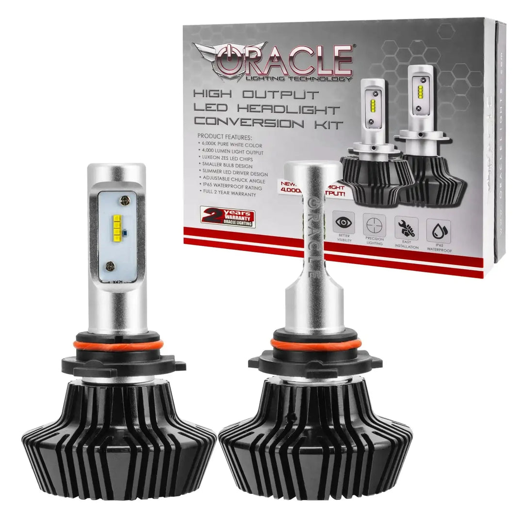 ORACLE Lighting 9005 - 4,000+ Lumen LED Light Bulb Conversion Kit (Low Beam)