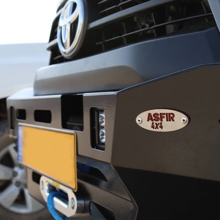 ASFIR 4x4 USA ATL Winch Bumper | non-Sahara without Wing Flares for Hilux