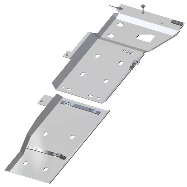 ASFIR 4x4 USA Fuel Tank and Transfer Case Skid Plates for Tundra (2007-2021) 5.7L, Aluminum, Bolt-On