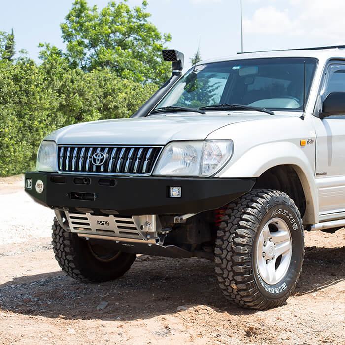 ASFIR 4x4 USA ATL Winch Bumper | with OEM Fender Flares for Toyota Prado
