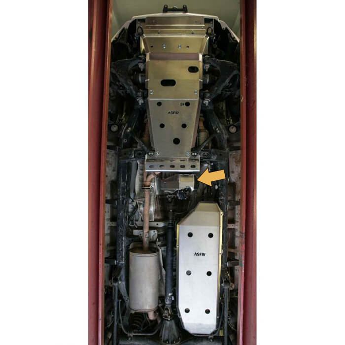 ASFIR 4x4 USA Transfer Case Skid Plate for Land Cruiser 150, FJ Cruiser, Tacoma, 4Runner ,GX460