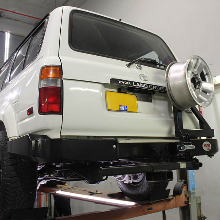 ASFIR 4x4 USA Spare Tire Carrier | for Asfir Rear Bumper for Land Cruiser 80
