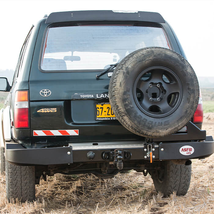 ASFIR 4x4 USA Spare Tire Carrier | for Asfir Rear Bumper for Land Cruiser 80