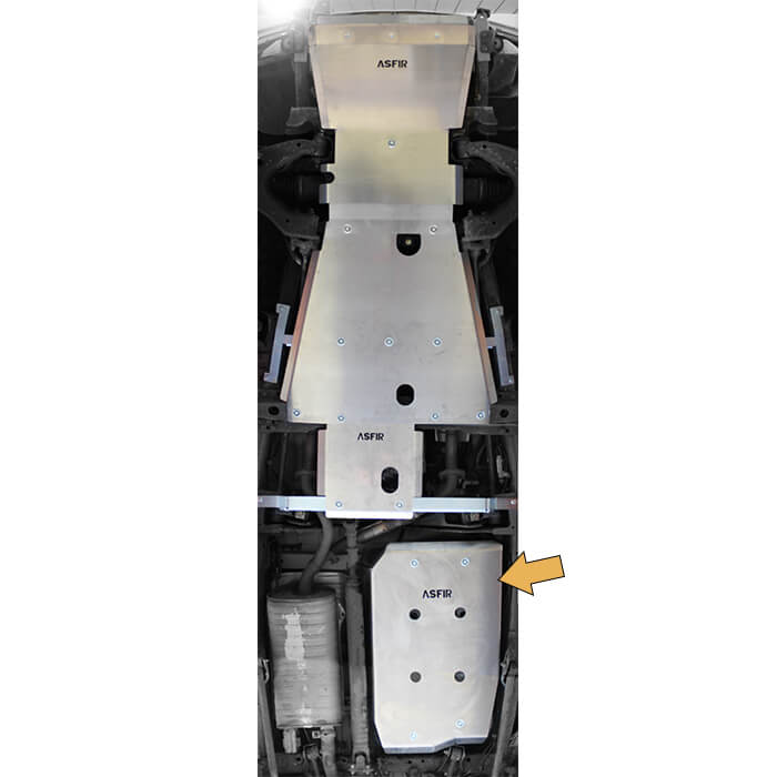 ASFIR 4x4 USA Fuel Tank Skid Plate for Land Cruiser 100 Lexus LX470