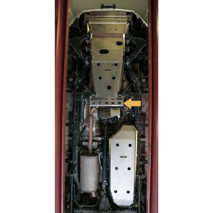 ASFIR 4x4 USA Exhaust Skid Plate for Tacoma