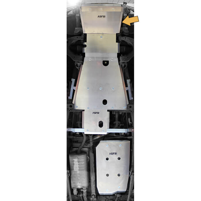 ASFIR 4x4 USA Front Skid Plate for LX470 & Land Cruiser 100