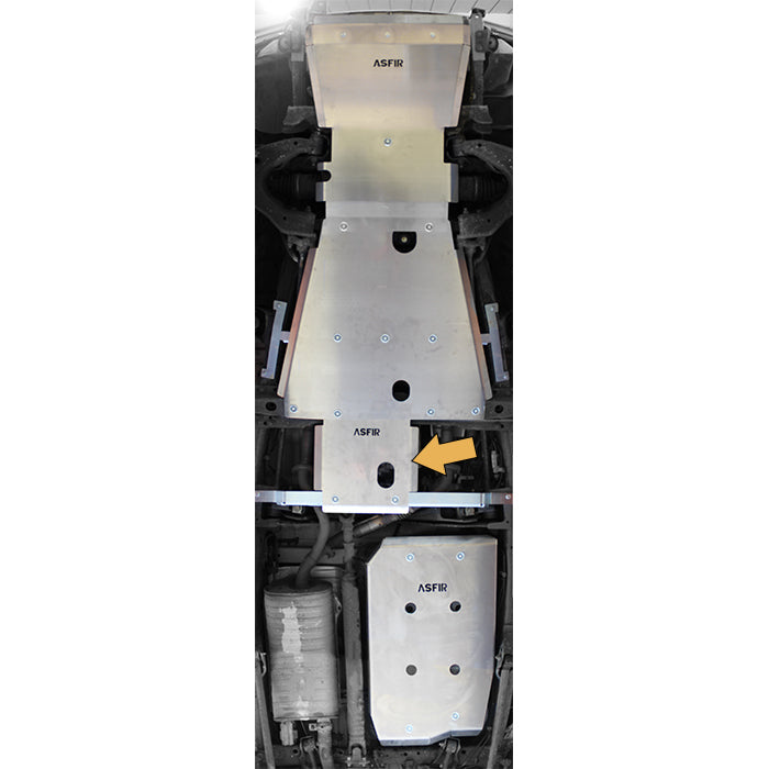 ASFIR 4x4 USA Transfer Case Skid Plate for Land Cruiser 100 & Lexus LX470