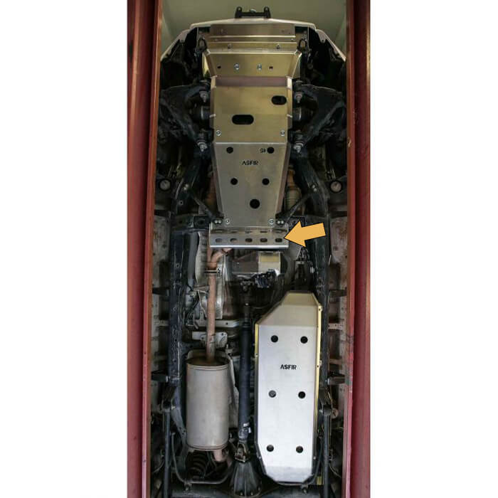 ASFIR 4x4 USA Exhaust Skid Plate for 4Runner ,FJ Cruiser ,GX460