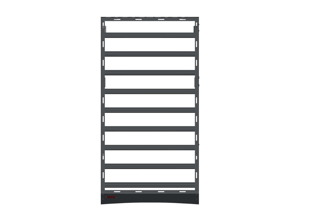 ASFIR 4x4 USA Full Roof Rack, Aluminum, 154 lb Load Land Cruiser 250