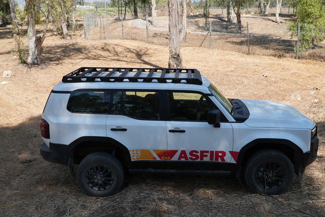 ASFIR 4x4 USA Full Roof Rack, Aluminum, 154 lb Load Land Cruiser 250