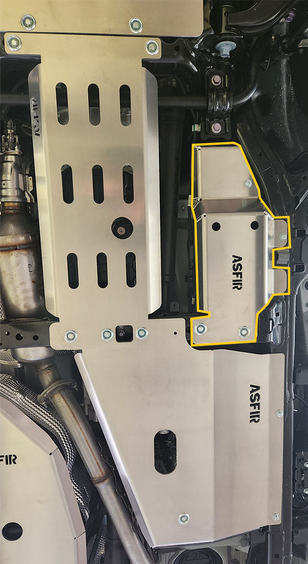 ASFIR 4x4 USA Urea Tank Skid Plate | Diesel for Land Cruiser Prado 250