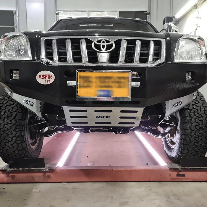 ASFIR 4x4 USA ATL Winch Bumper | with OEM Fender Flares for  Land Cruiser 120/125 - VX, GX470