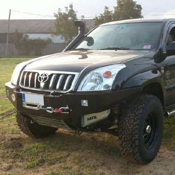 ASFIR 4x4 USA ATL Winch Bumper | with OEM Fender Flares for  Land Cruiser 120/125 - VX, GX470