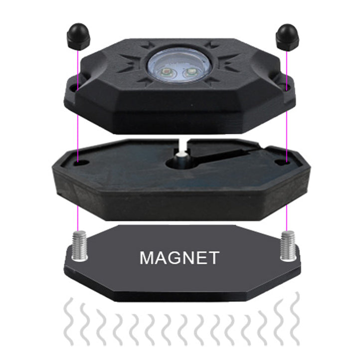 ORACLE Lighting Magnetic Rock Light Adapter - No-Drill Install (Single)
