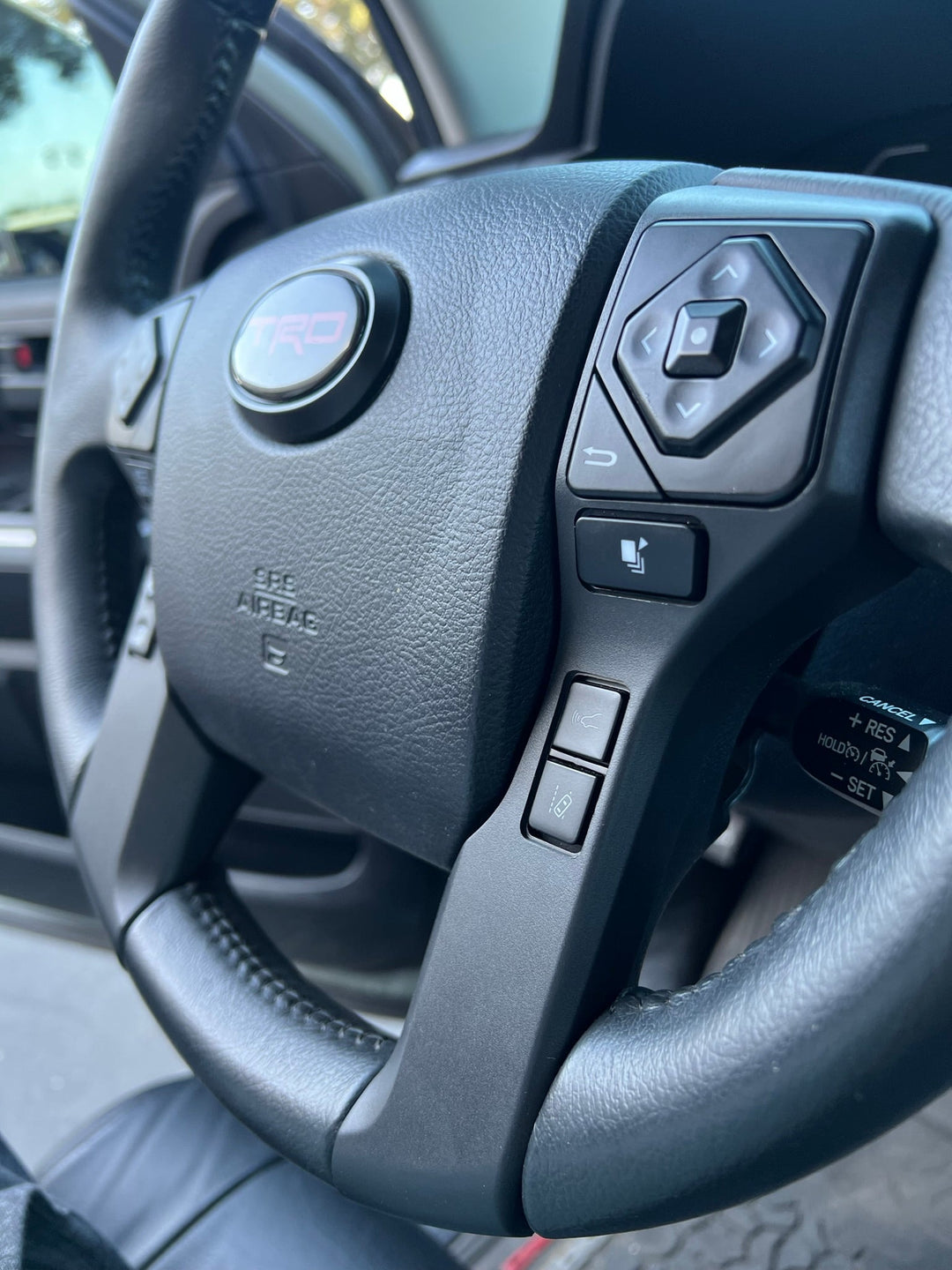 Meso Customs Steering Wheel Blackout Surround For Tacoma (12-23),Tundra (2014-2021)4Runner (2014-2023)