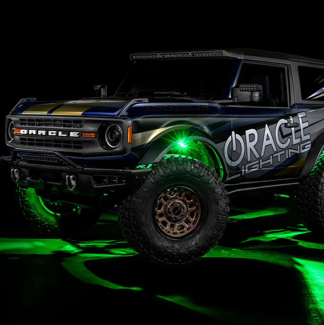 ColorSHIFT RGB+W Underbody Rock Light Kit - 230° Wide Angle Bluetooth Control