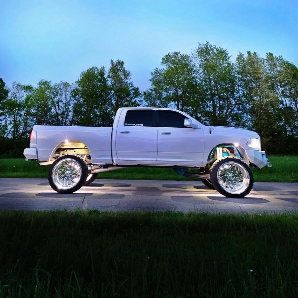 LED Illuminated Wheel Rings - Single / Double Row LED