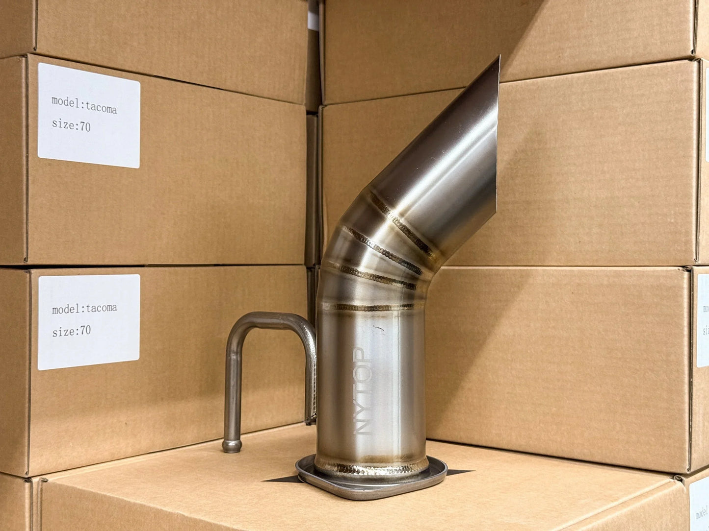 Nytop Titanium Axle Dump Exhaust Tip for Tacoma (2024+)