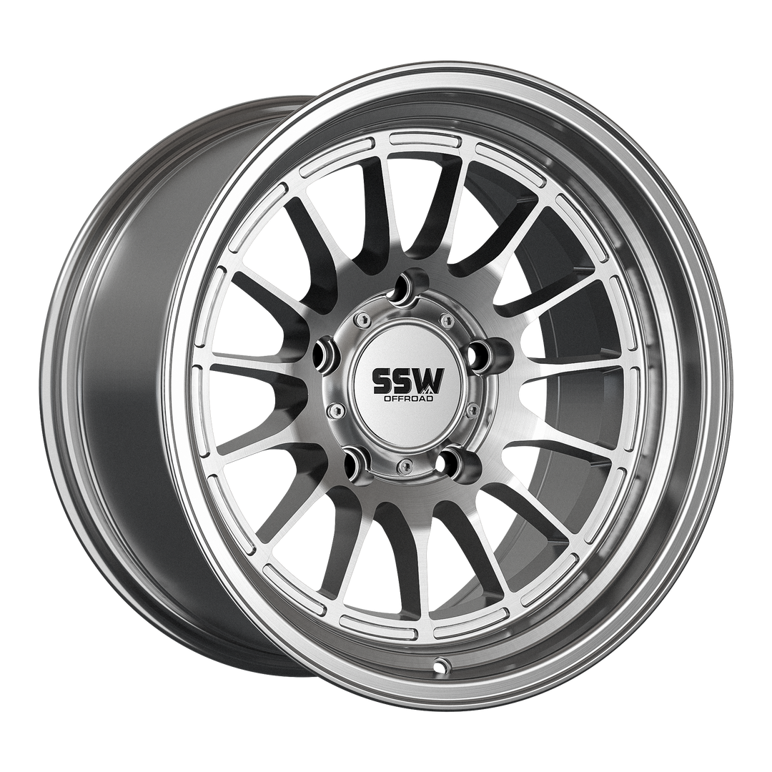 Dakar / Machined Silver / 17x9.0 +0 (5 Lug)