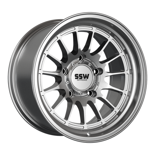 SSW Offroad® Dakar / Machined Silver / 17x9.0 +0 (5 Lug)