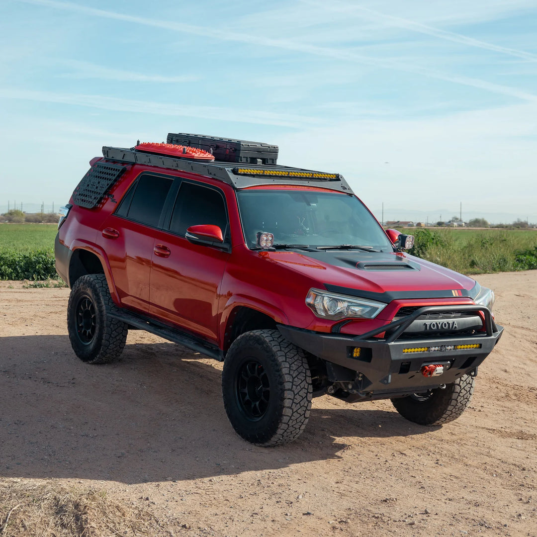 C4 Fabrication Roof Rack with Optional Light Bar Mount for 4Runner (2010-2024)